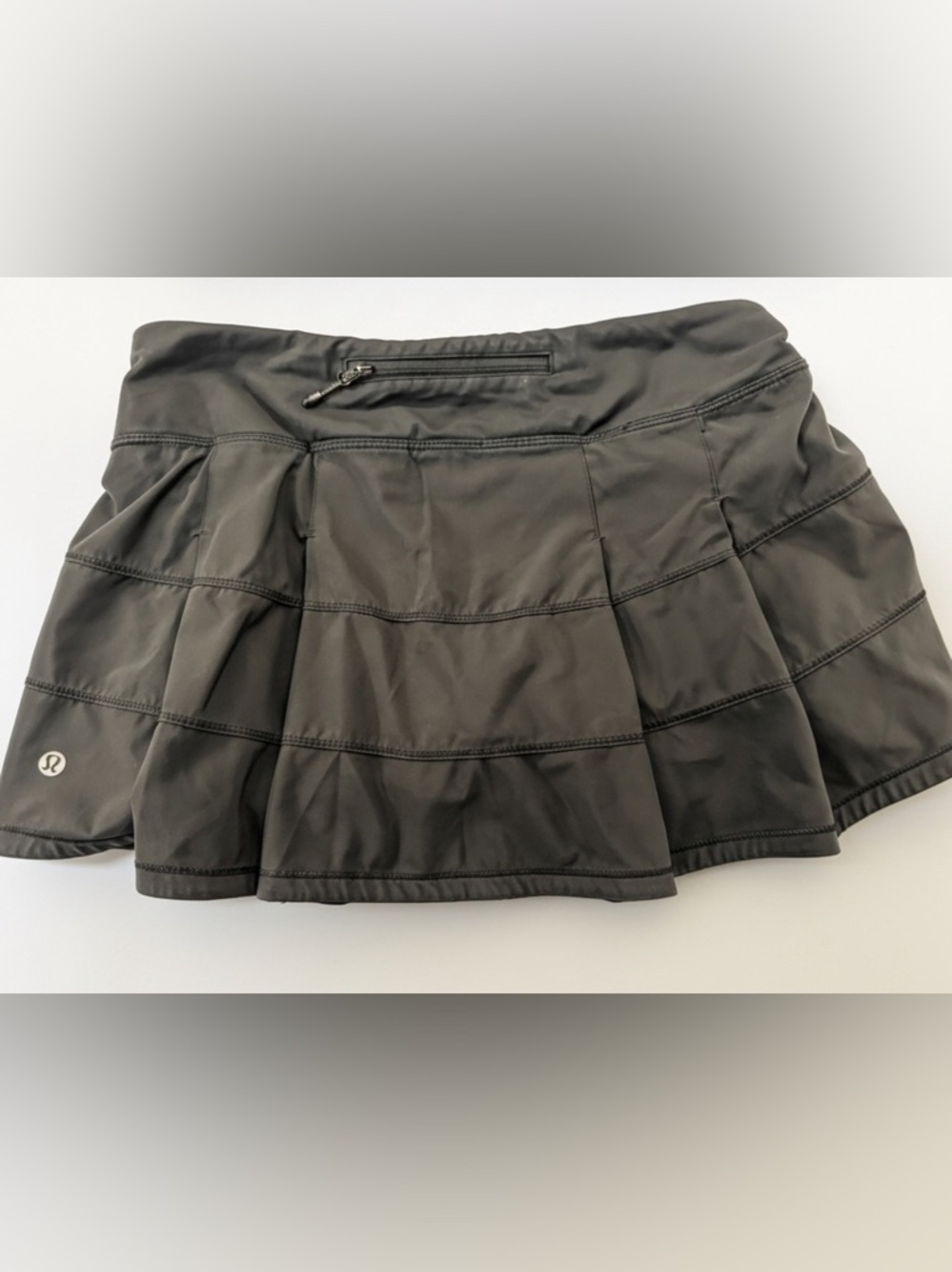 lululemon athletica Charcoal Gray Mini Skirt - Picture 5 of 7